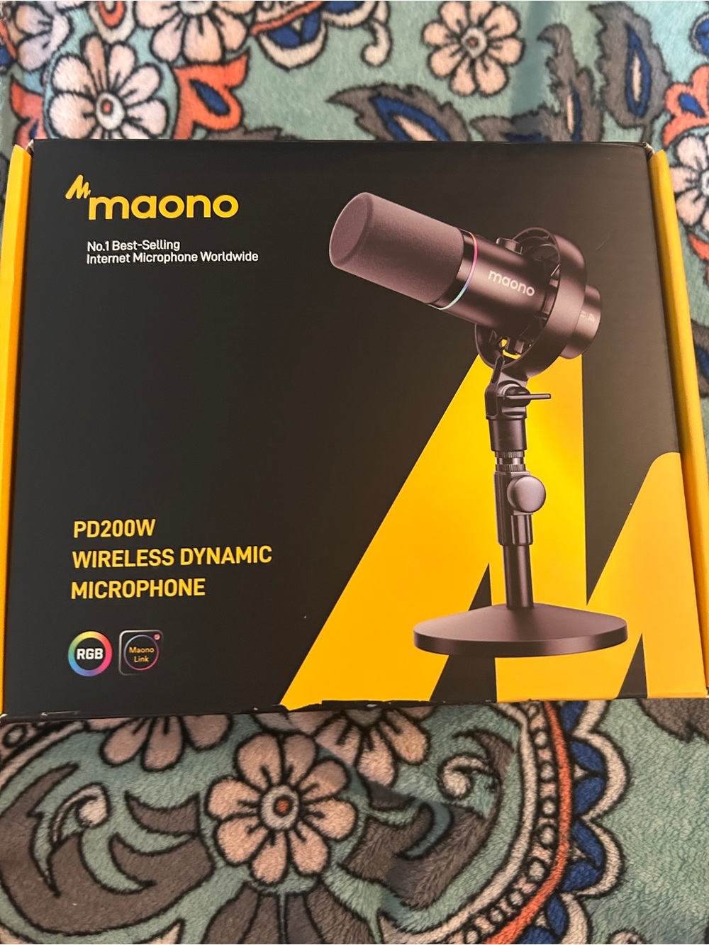 Maono pd200x usb /xlr podcast dynamite microphone black